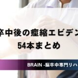 【2026年版】脳卒中後の痙縮エビデンス54本まとめ【セラピスト向け】