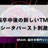 脳卒中後の上肢運動障害に対するシータバースト刺激4つの効果