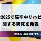World Physiotherapy Congress2025で脳卒中リハビリに関する研究を発表
