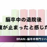脳卒中の退院後｜回復が止まったと感じた時に読む記事